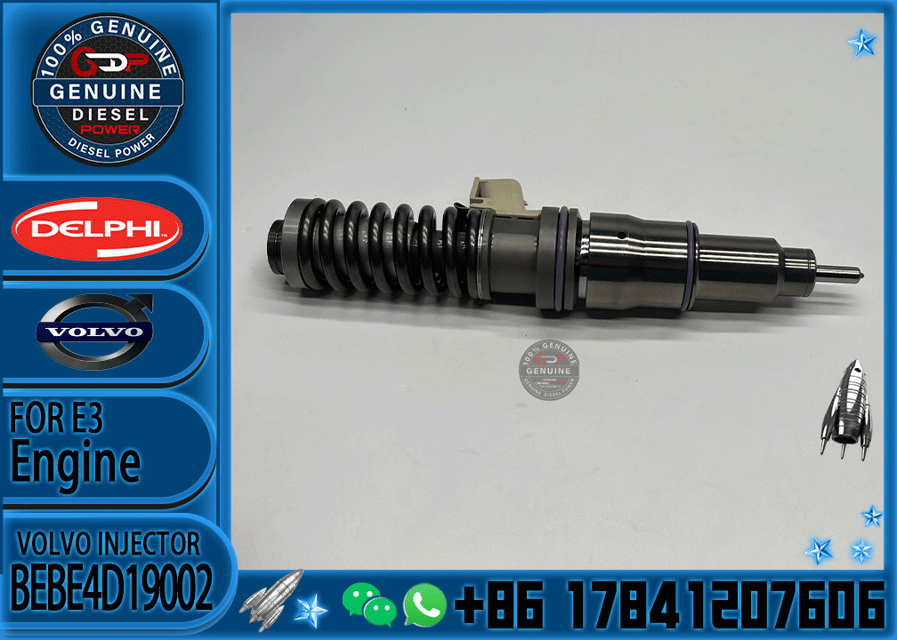Diesel Fuel Injector BEBE4D24103 BEBE4D05001 BEBE4D17001 BEBE4D21001 BEBE4D19001 33800-84820 BEBE4D19002 for VOL