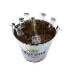 Wholesale Custom Stock Bar Promotional Galvanized Cooler Round Beer Metal Ice