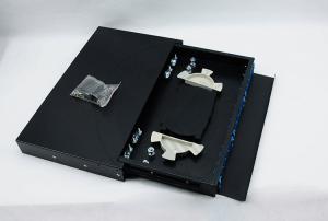 Quality XYFiber 24Port Slidable Fiber Optic Terminal Box , Fiber Patch Panel 1U 19 inch wholesale