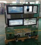 Stainless Steel Bakery Glass Showcase , Display Refrigerated Cabinet For