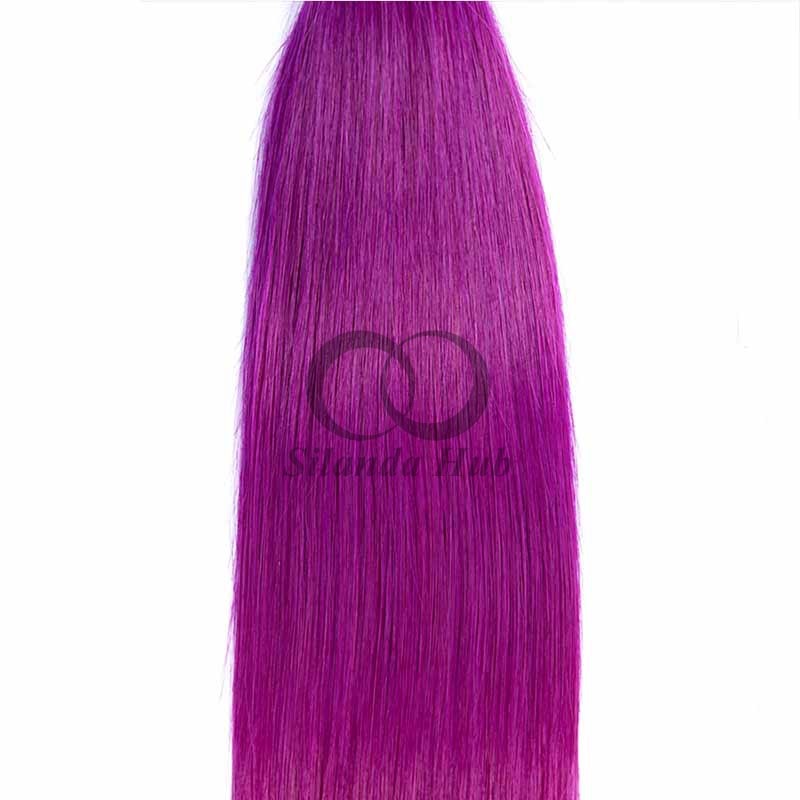 #T1B/Purple Straight Remy Human Hair Bundles Sew In Weave Bundles Brazilian Bundle Deals