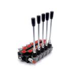 ZD102-5 5 Spool Hydraulic Control Valve , Hydraulic Oil Sectional Valve