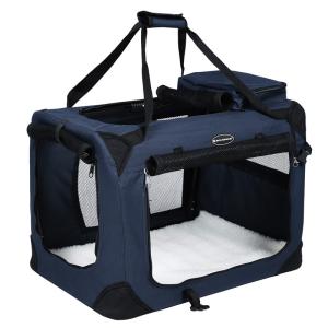 Quality Washable Songmics Pet Carrier , Front Facing Dog Carrier Crate Folding Fabric For Walking wholesale