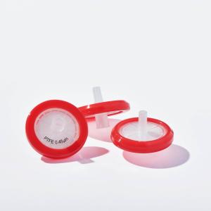 Quality 0.45μM 25mm Hydrophobic PTFE Syringe Filters For Chromatography wholesale