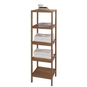 Quality modern wood bathroom storage shelving wholesale