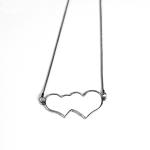 Sublimation Jewelry Blanks Photo Necklace For Sublimation