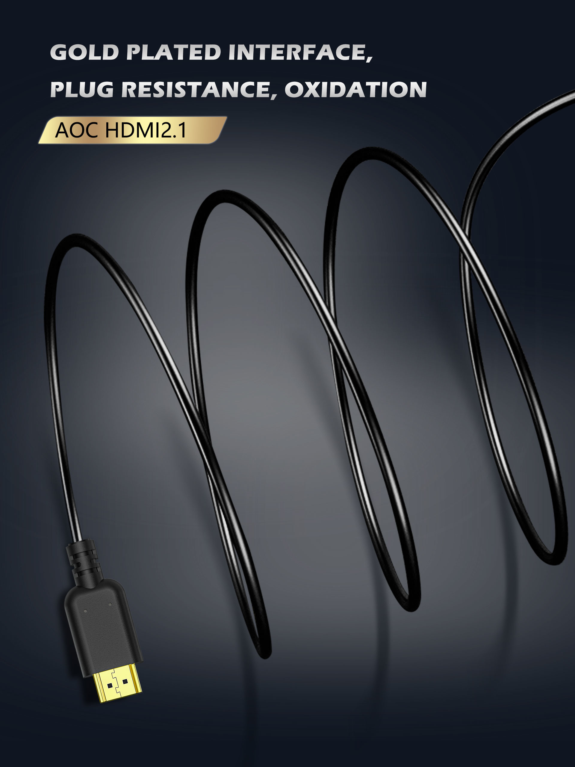 HDCP 2.2 2.3 8k@60hz Hdmi Cord , Playstation Compatible Hdmi Fiber Cable