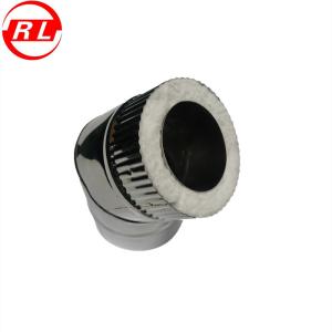 Quality SS304 30 Degree Triple Wall Stove Chimney Pipe Elbow wholesale