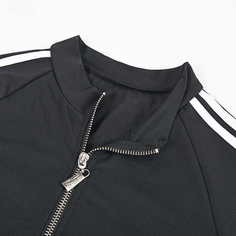 Zipper long sleeve lady cool sports t-shirt fitness running yoga coat
