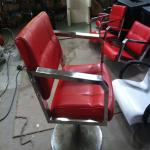 hair salon furniture ,beauty chair,hairdressing chair ,stainless steel armrest
