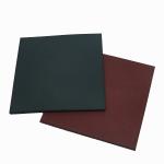 Outdoor 15mm Rubber Gym Flooring Mats , 50*50cm Workout Floor Mats