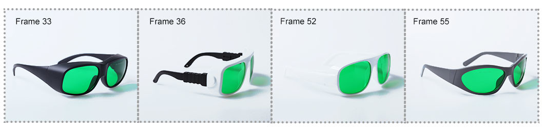 High Protection 200-540nm Laser Tattoo Removal Safety Goggles With CE EN207