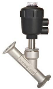 Quality AISI 304 Plastic DN15 Pneumatic Angle Seat Valve wholesale