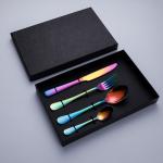 Nickel Free Family Gatherings Kitchen Flatware Sets 4Pcs Spoon Fork Knife
