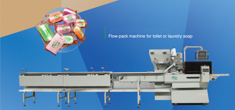 High Productivity Automatic Pillow Laundry Soap Packing Machine For Carton
