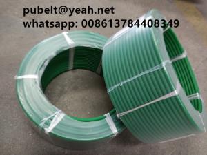 Quality 85A Green Color Polyurethane Round Belt With High Tensile Tear Strength wholesale