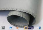1150g C-Glass Grey Silicone Coated Fiberglass Fabric With High Temperature