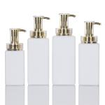 Biodegradable 300ml 400ml 500ml Square Airless Luxury Cosmetic Empty Packaging