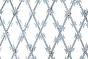 Quality High Security Galvanized Straight Line Razor Wire Fence Panel wholesale