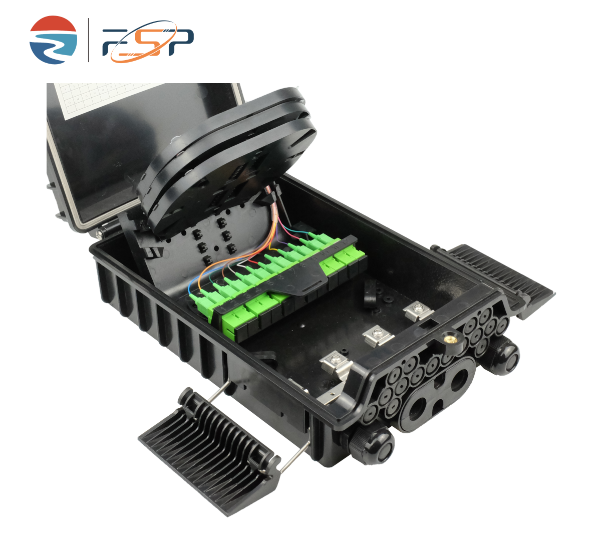 SC Connector Fiber Optic Termination Box for Outdoor IP65 Wall Pole Mount Access