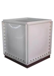 Quality Small Size Flow Equalization Tank GRP Material 5 - 20mm Thickness White Color wholesale