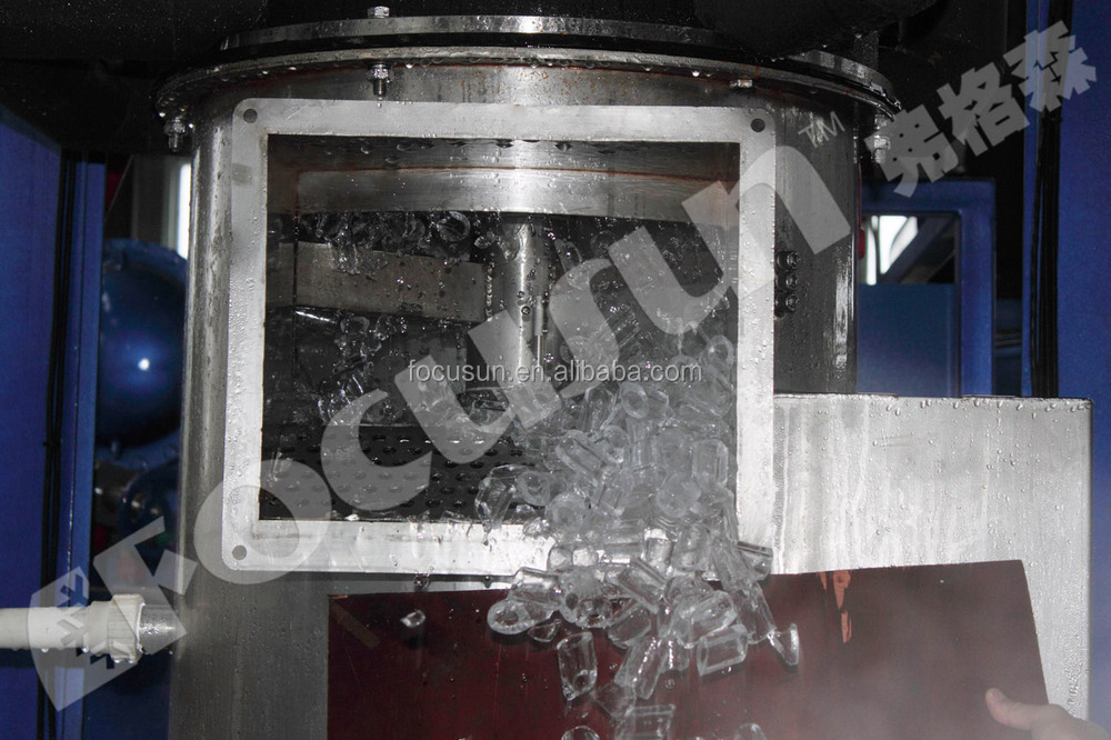 FOCUSUN 15KW PLC Controlled 3T 5T 10T 20T 25T Tube Ice Machine for Ice Production