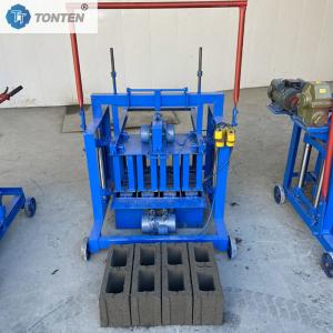 China Small Portable Block Molding Machine One Mold Five Porous Bricks Making Machine on sale