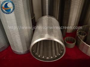 Quality Vee Shape Johnson Stainless Steel Well Screens Various Construction Types wholesale
