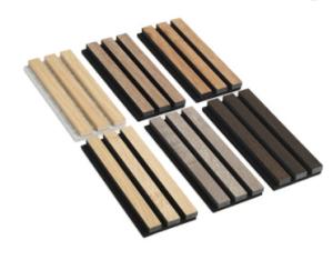 Quality Laminate Natural Oak Wood Slat Acoustic Panel 21mm Thickness wholesale