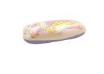 Fairy Tale Leather Pink Kids Eyeglass Case With Hot-Stamped Logo