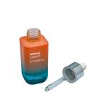 Chinese Manufacturer 30ml 100ml Gradient Glass Lotion Pump Dropper Bottle Skin