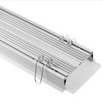 Heat Dissipation Recessed LED Profile Oblong Aluminum Channel 117*35mm Anodized