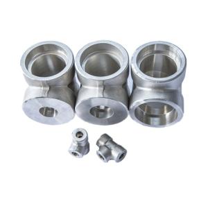Quality 304 316 Stainless Steel Cross Tee Fitting Welding Forging wholesale