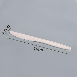 Quality Eco Friendly Compostable Cutlery Pla Plastic Knives Bulk 5.7 inch wholesale