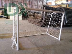 Quality Aluminum 2 25×15 M Folding Soccer Goal Portable Football Goal Post With Wheels wholesale