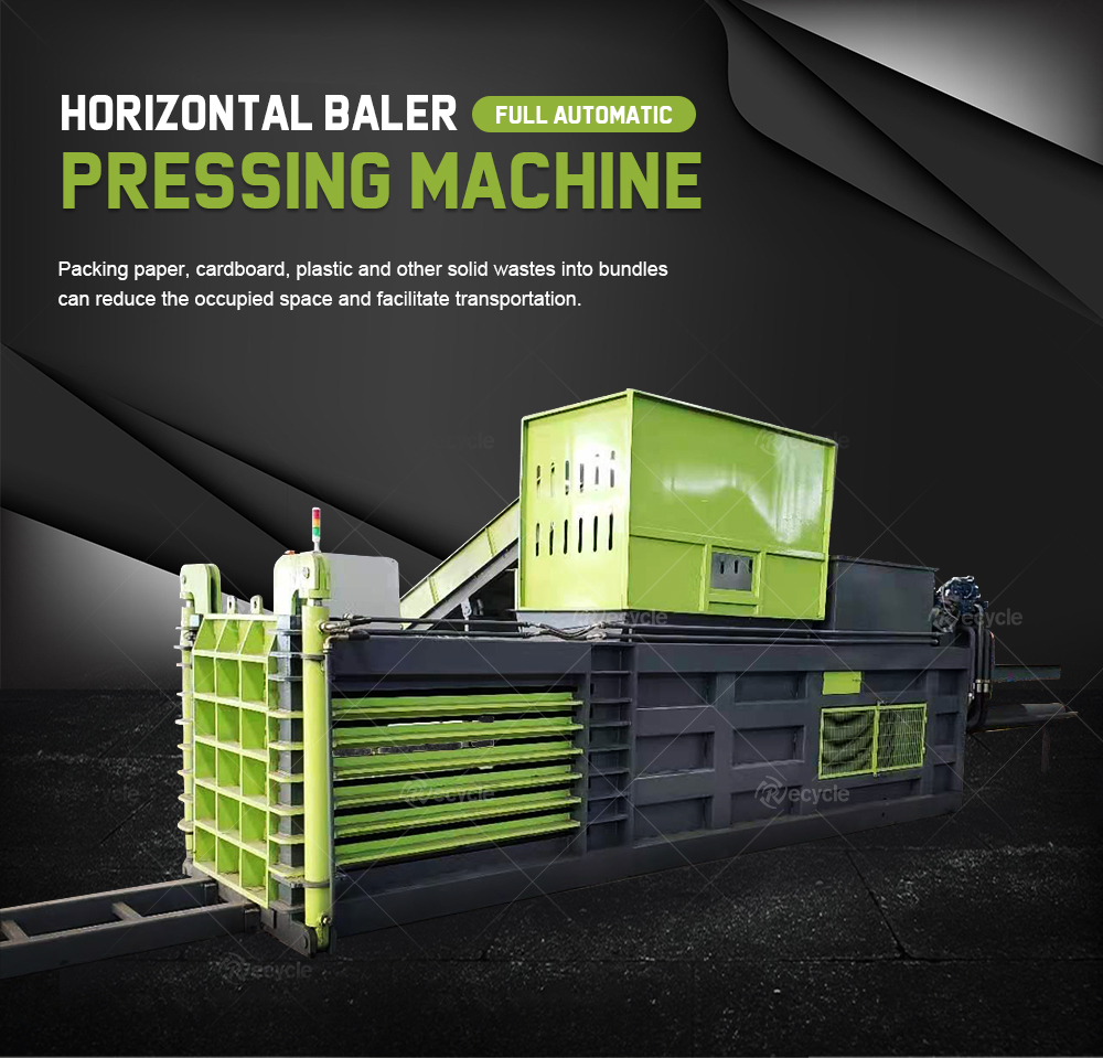 Hydraulic Cardboard Baler Press Machine For Compress Packaging