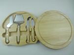 Cheese Knife Set Wooden handle With Cutting Board