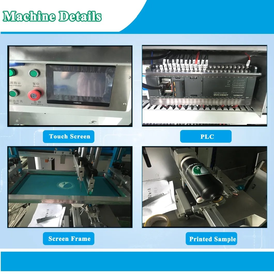 multicolor 5-7bar Bottle Screen Printing Machine Plastic Cup Logo Printing Machine