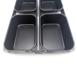 Quality RK Bakeware China Foodservice NSF 600g Nonstick 4 Straps Farmhouse White Sandwich Bread Tin wholesale