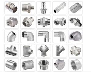 Quality 150 PSI BSPT Threaded Equal Tee 304L Stainless Steel Reducing Tee Pipe Fitting wholesale
