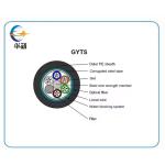 Optical Fiber Cable G652D 12 24 48 Core GYTS Armoured For Outdoor