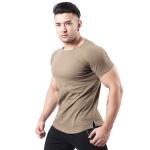 Fashion Men Cotton T Shirts Outdoor Training Customized Material