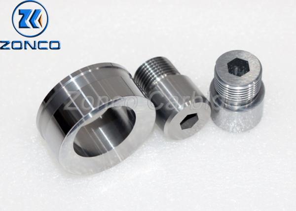 100% Tungsten Carbide Drill Bit Nozzle Cemented Carbide Wear Parts High
