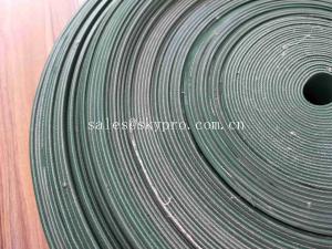 Quality Oil - Proof Green PVC Rubber Conveyor Belt With Cleat Flange Skirt Sidewall wholesale