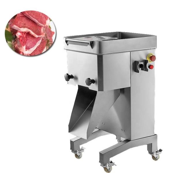 304 Stainless Steel Engineering Fresh Meat Slicer 200kg/h For Meat Processing