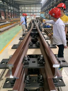 Quality BS11 1985 Steel Track Rail Arem2008 6m-12m Length ISO Certificate wholesale