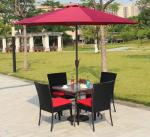 PE Rattan wicker chair Hotel Aluminium Outdoor Garden Patio chair and table