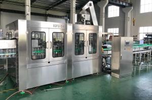 Quality PET Plastic Rotary Bottle Filling Machine SUS304 0.25MPa Washing wholesale