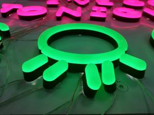 Quality Waterproof Acrylic Neon Channel Letter Signs Durable For Office wholesale