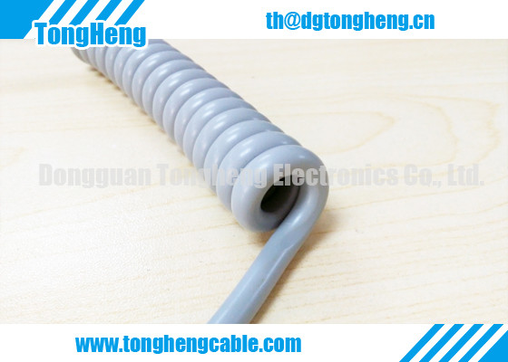 Oil Immune Advanced Crane Motor TPU Coiled Cable